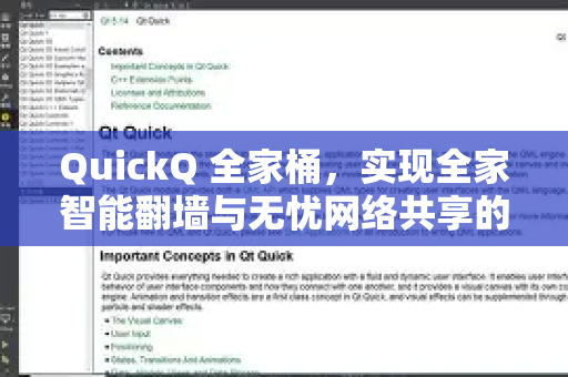 QuickQ 全家桶，实现全家智能翻墙与无忧网络共享的终极指南